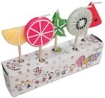 MPS MY PARTY SUPPLIERSĀ® Set of 5 Fruits Shape Birthday Candles, Fruit Theme Cake Candle, Birthday Candles for Kids, Cake Topper for Decoration (Fruit) - Image 5