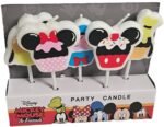 MPS MY PARTY SUPPLIERSĀ® Set of 5 Birthday cake candles for kids, Cake topper for cake decoration (mickey mouse)