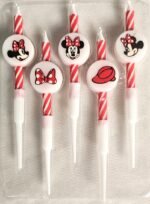 MPS MY PARTY SUPPLIERS® Set of 5 Birthday cake candles for kids, Cake topper for cake decoration (minnie2) - Image 4