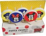 MPS MY PARTY SUPPLIERS® Set of 5 Birthday cake candles for kids, Cake topper for cake decoration (minnie3) - Image 3