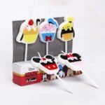 MPS MY PARTY SUPPLIERSĀ® Set of 5 Birthday cake candles for kids, Cake topper for cake decoration (mickey mouse) - Image 4