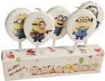MPS MY PARTY SUPPLIERS® Set of 5 Fancy Birthday Cake Candles for Kids, Candles for Cake Decoration (minion)