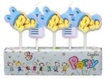 MPS MY PARTY SUPPLIERS® Set of 5 Fancy Birthday Cake Candles for Kids, Candles for Cake Decoration (Baby and Milk Bottle)