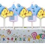 MPS MY PARTY SUPPLIERS® Set of 5 Fancy Birthday Cake Candles for Kids, Candles for Cake Decoration (Baby and Milk Bottle)