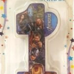 MPS MY PARTY SUPPLIERS® 1pc Birthday Number Candle Cartoon Themed Birthday Cake Decorations for Boys Girls Kids Party Supplies Number Candles for Cake Decoration (no.1 Superhero)
