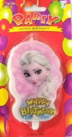 MPS MY PARTY SUPPLIERSĀ® 1pc Birthday Cake Candles for Kids, Cartoon Characters Shaped Candles for Gifting and Home use (Frozen) - Image 2