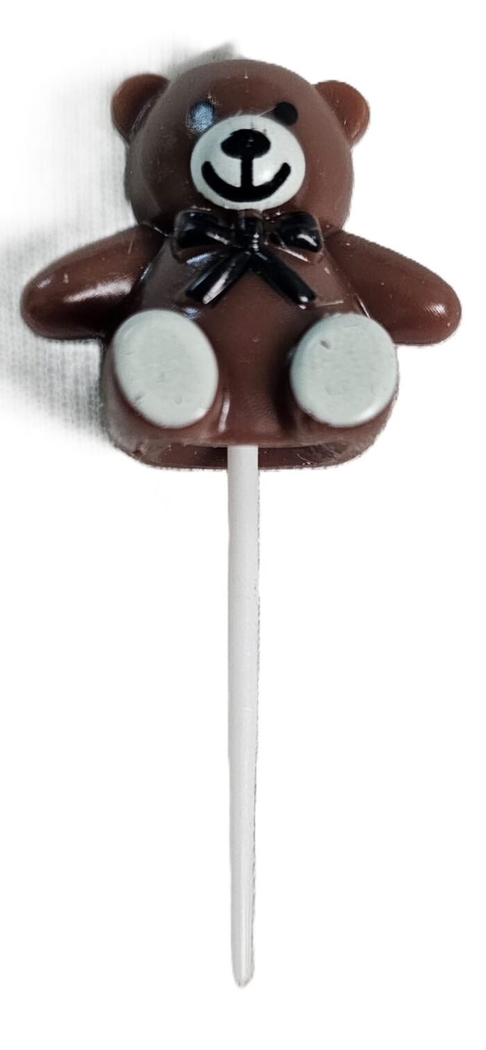 MPS MY PARTY SUPPLIERS® 1pc Birthday Cake Candles for Kids, Cartoon Characters Shaped Candles for Gifting and Home use (Teddy Bear) - Image 1