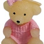 MPS MY PARTY SUPPLIERS® 1pc Birthday Cake Candles for Kids, Cartoon Characters Shaped Candles for Gifting and Home use (Brown Teddy)