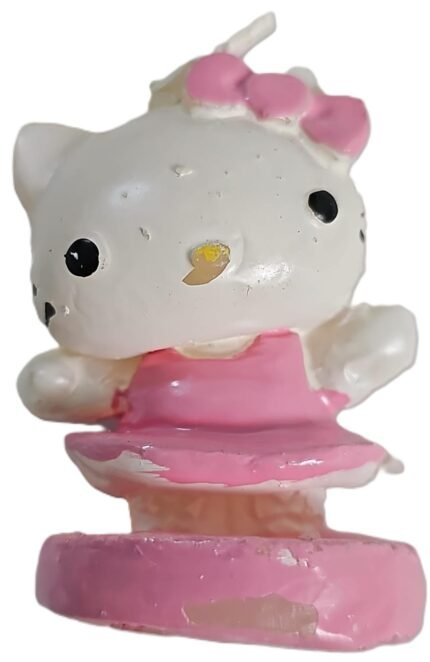 MPS MY PARTY SUPPLIERSĀ® 1pc Birthday Cake Candles for Kids, Cartoon Characters Shaped Candles for Gifting and Home use (Pink Kitty)