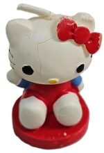 MPS MY PARTY SUPPLIERS® 1pc Birthday Cake Candles for Kids, Cartoon Characters Shaped Candles for Gifting and Home use (red Kitty) - Image 3