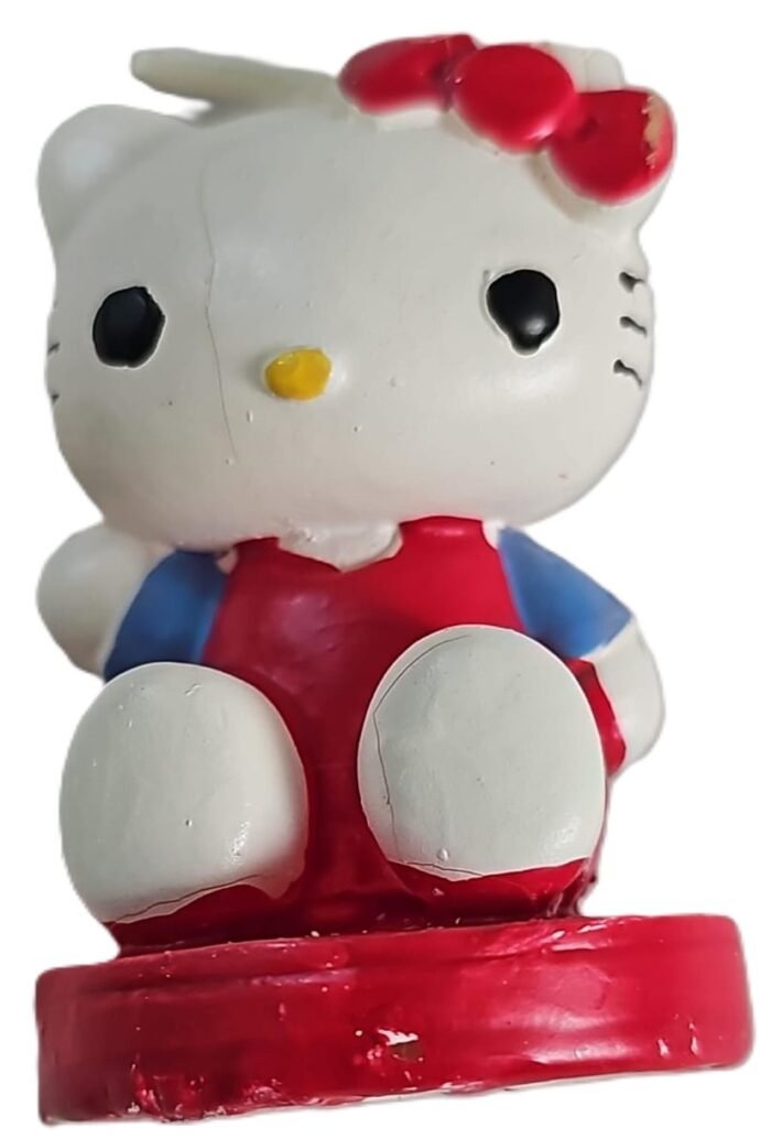 MPS MY PARTY SUPPLIERS® 1pc Birthday Cake Candles for Kids, Cartoon Characters Shaped Candles for Gifting and Home use (red Kitty) - Image 1