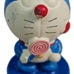 MPS MY PARTY SUPPLIERS® 1pc Birthday Cake Candles for Kids, Cartoon Characters Shaped Candles for Gifting and Home use (Blue White)