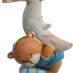 MPS MY PARTY SUPPLIERS® 1pc Birthday Cake Candles for Kids, Cartoon Characters Shaped Candles for Gifting and Home use (Teddy and Moon)