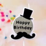 MPS MY PARTY SUPPLIERSĀ® 1pc Birthday Cake Candles for Kids, Cartoon Characters Shaped Candles for Gifting and Home use (Black Gold) - Image 3