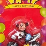 MPS MY PARTY SUPPLIERS® 1pc Birthday Cake Candles for Kids, Cartoon Characters Shaped Candles for Gifting and Home use (Bike)