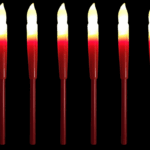 MPS MY PARTY SUPPLIERS® Set of 8 Birthday Cake Candles for Kids, Happy Birthday Candle for Cake (Light up Candles)
