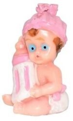 MPS MY PARTY SUPPLIERS® 1pc Birthday Cake Candles for Kids, Cartoon Characters Shaped Candles for Gifting and Home use (Pink Baby with Bottle) - Image 4