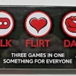 Romantic 3 in 1 Game for Couples: Talk, Flirt, Dare - Fun Card Game for Adults, Dinner Party, Valentines Gift
