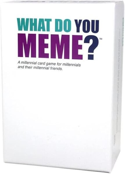 MPS MY PARTY SUPPLIERSĀ® What do You Meme Card Game to Play with Friends, Board Game, Card Games to Play with Family 3-20 Players 30-90 Minutes Playtime, Play Games for Friends