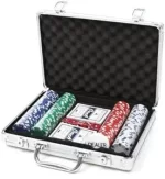 200 Pieces Poker Set Casino Chips Card Games - Image 3