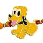 MPS MY PARTY SUPPLIERS Kids Rakhi Bracelet, Cartoon Character Design, Orange and Red Thread