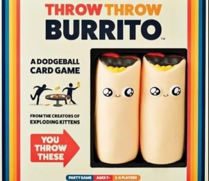 Throw Throw Burrito Card Game, Throw Throw Burrito Game, Party Game, Family and Friends Game, Ages 7+, Players 2-6