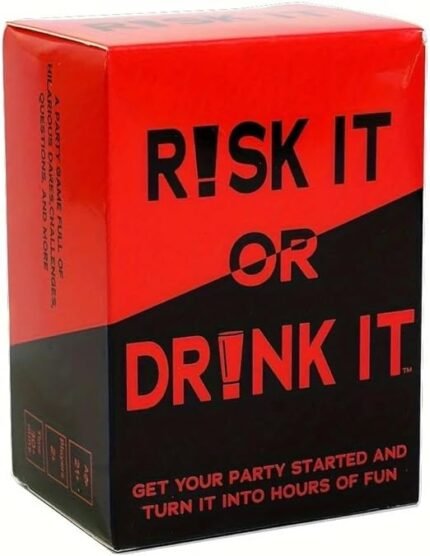 MPS MY PARTY SUPPLIERSĀ® Risk It or Drink IT Card Game for Fun Drinking Game Parties: 150 Hilarious Dares & Questions f Adults Games Nights - Adult Cards f Party Pregames, Adult Card Party Game