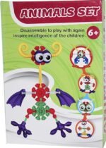My Party Suppliers Wooden Animal Shape Blocks Learning Puzzle Game with 20 Pattern Cards (29 Pieces) - Image 4