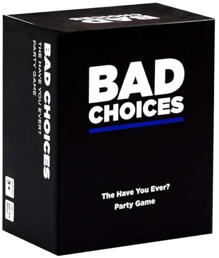 MPS MY PARTY SUPPLIERS Bad Choices Card Game, Bad Choice Party Game for Friends, Adult Card Game for Friends Board Games Night Game Find Out Hilarious Truth, Secrets and Stories About Your Friends!