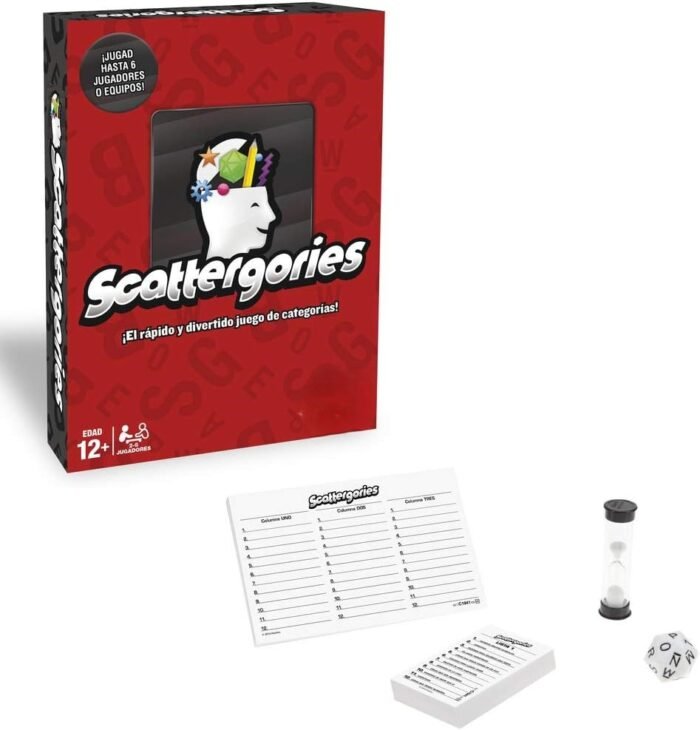 MPS MY PARTY SUPPLIERS® 1pc Scattergories- The Classic Fast-Thinking Categories Game! Card Games to Play with Family, 2-6players, Families Fun Card Games, Easy Card Games for Family - Image 5