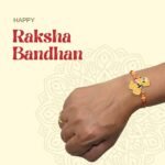 MPS MY PARTY SUPPLIERS Kids Rakhi Bracelet, Cartoon Character Design, Orange and Red Thread - Image 2