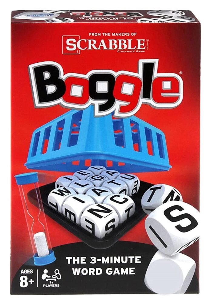 MPS MY PARTY SUPPLIERS® 1pc Boggle: The 3-Minute Word Game, Card Games to Play with Family, 2+ Players, Families Fun Card Games, Easy Games for Friends - Image 1