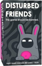 MPS MY PARTY SUPPLIERS Disturbed Friends Card Game for Children & Adults Ages 6 and up Travel Games, Group Games for Picnic
