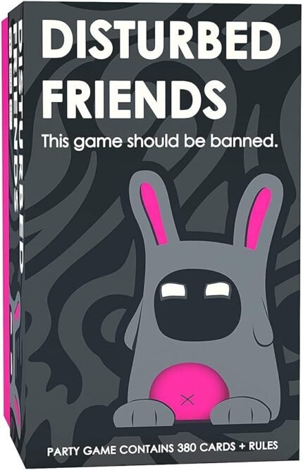 MPS MY PARTY SUPPLIERS Disturbed Friends Card Game for Children & Adults Ages 6 and up Travel Games, Group Games for Picnic