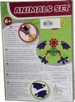 My Party Suppliers Wooden Animal Shape Blocks Learning Puzzle Game with 20 Pattern Cards (29 Pieces) - Image 2