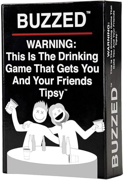 MPS MY PARTY SUPPLIERSĀ® 1pc Buzzed Card Game That gets You and Your Friends Tipsy, Card Games to Play with Family, 3-20 Players, Fun Card Games, Easy Games for Friends