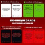MPS MY PARTY SUPPLIERS® Risk It or Drink IT Card Game for Fun Drinking Game Parties: 150 Hilarious Dares & Questions f Adults Games Nights - Adult Cards f Party Pregames, Adult Card Party Game - Image 3