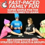 3 Up 3 Down Card Game - with Drinking Shot Glass - Fun Adult Drinking Game for Parties, Drinking Game for Parties, Drunk Card Shot Glass - Image 2