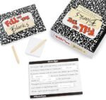 Fill in The Blanks Family Edition Story Time Game Ages 8+, Party Game, Board Game, Card Card, Family Game - Image 3