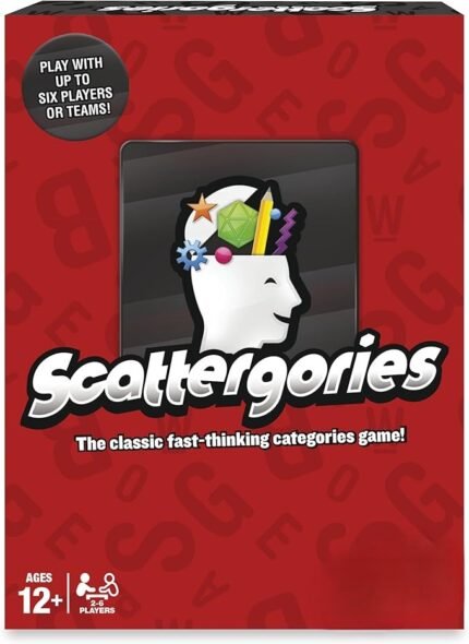MPS MY PARTY SUPPLIERS® 1pc Scattergories- The Classic Fast-Thinking Categories Game! Card Games to Play with Family, 2-6players, Families Fun Card Games, Easy Card Games for Family