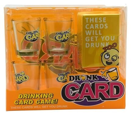 These Cards Will Get You Drunk with Drinking Shot Glass - Fun Adult Drinking Game for Parties, Drinking Game for Parties