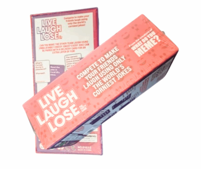 MPS My Party Suppliers 1pack Live Laugh Lose - Party Pack Card Game, Party Game, Card Games to Play with Family, Easy Card Games Kids, Live Laugh Lose Game 2-8 Players, Families Fun Board Games - Image 7
