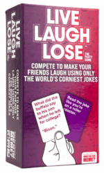 MPS My Party Suppliers 1pack Live Laugh Lose - Party Pack Card Game, Party Game, Card Games to Play with Family, Easy Card Games Kids, Live Laugh Lose Game 2-8 Players, Families Fun Board Games