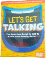 MPS MY PARTY SUPPLIERSĀ® 1pc Let's Get Talking -The Question Card Game to Get to Know Your Family Better!, Adult Card Party Game Card Games to Play with Friends