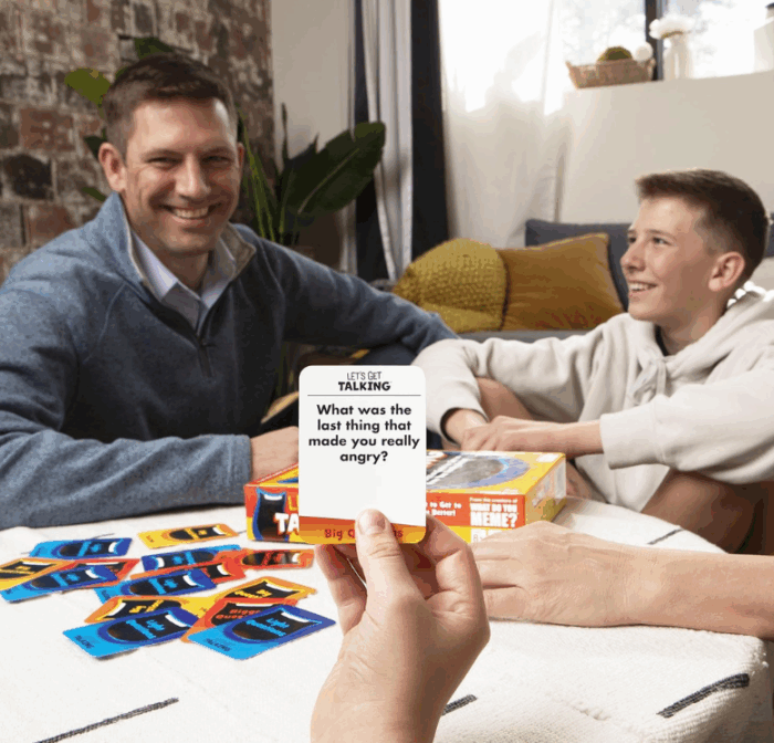 MPS MY PARTY SUPPLIERS® 1pc Let's Get Talking -The Question Card Game to Get to Know Your Family Better!, Adult Card Party Game Card Games to Play with Friends - Image 3