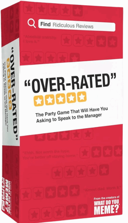 MPS MY PARTY SUPPLIERSĀ® over rated card game