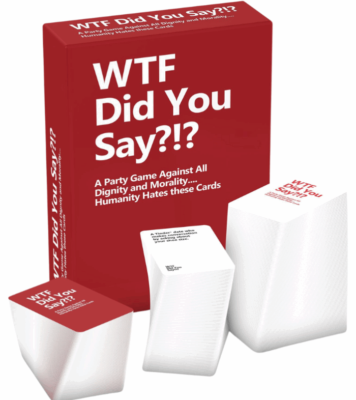MPS MY PARTY SUPPLIERS® 1pc WTF Did You Say?!? A Party Game Against All Dignity and Morality, 3-17 Players, Card Game, Party Game for Friends, Adult Card Game for Friends Night Game, Fun Games - Image 2