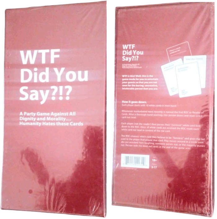 MPS MY PARTY SUPPLIERS® 1pc WTF Did You Say?!? A Party Game Against All Dignity and Morality, 3-17 Players, Card Game, Party Game for Friends, Adult Card Game for Friends Night Game, Fun Games - Image 5