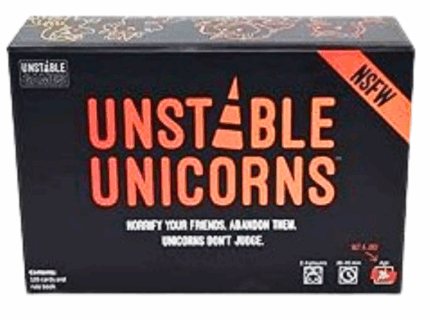 MPS MY PARTY SUPPLIERSĀ® 1pc Unstable Unicorn Card Game Horrify Your Friends, Board Game, Card Games to Play with Family 2-8 Players 30-45mins Playtime, Unstable Unicorn Play Games for Friends
