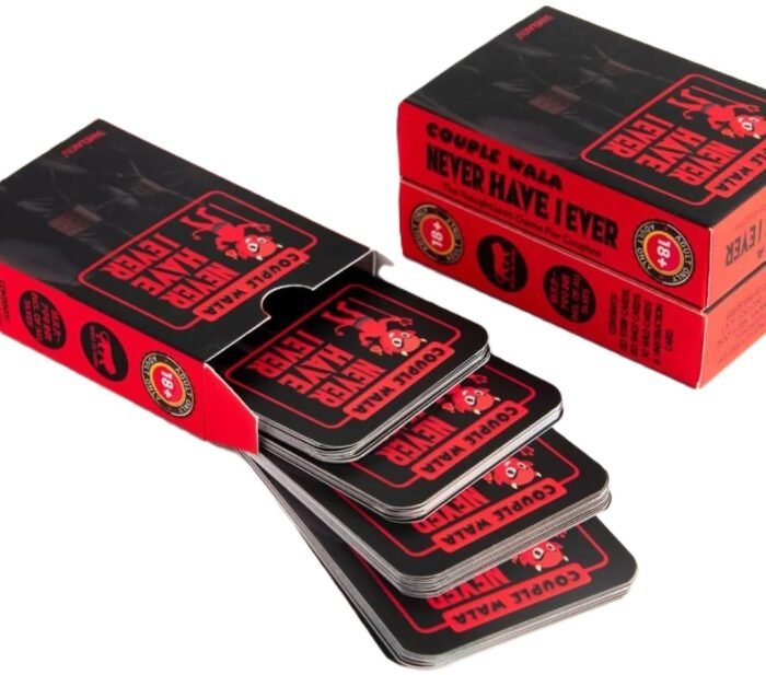 MPS MY PARTY SUPPLIERS® 1pc Never Have I Ever The naughtiest Card Game for Couples - Adult Card Game for Party, Adult Card Party Game, 50 Cards - Image 1